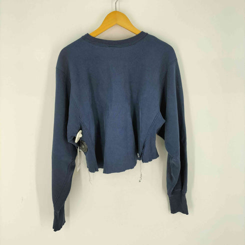 チャンピオン Champion USA製 刺繍タグ REVERSE WEAVE IOWA STATE カットオフ スウェット レディース JPN:L
