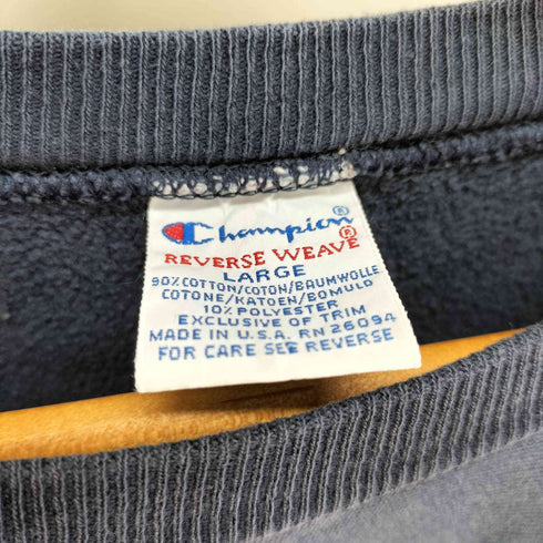 チャンピオン Champion USA製 刺繍タグ REVERSE WEAVE IOWA STATE カットオフ スウェット レディース JPN:L