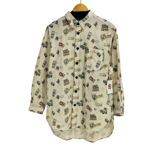 パワートゥザピープル POWER TO THE PEOPLE L/S 総柄シャツ メンズ JPN:M