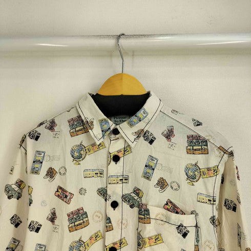 パワートゥザピープル POWER TO THE PEOPLE L/S 総柄シャツ メンズ JPN:M