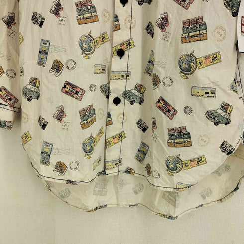 パワートゥザピープル POWER TO THE PEOPLE L/S 総柄シャツ メンズ JPN:M