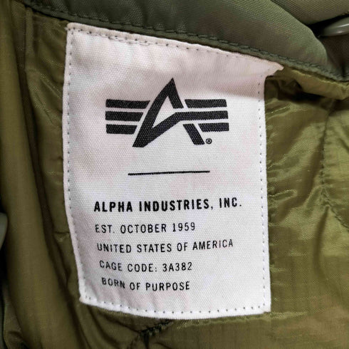 アルファインダストリーズ ALPHA INDUSTRIES M-65 フィッシュテール モッズコート ライナー&フード付属 メンズ JPN:S