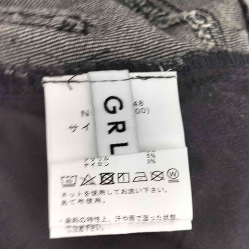 グレイル GRL アシンメトリーカットデニムスカート レディース JPN:S