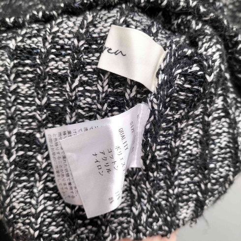 ローレン louren mix color short knit ミックス カラー ショート ニット レディース FREE