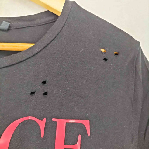 ゲス GUESS Y2K ダメージ加工 ROUGE S/S Tシャツ レディース M