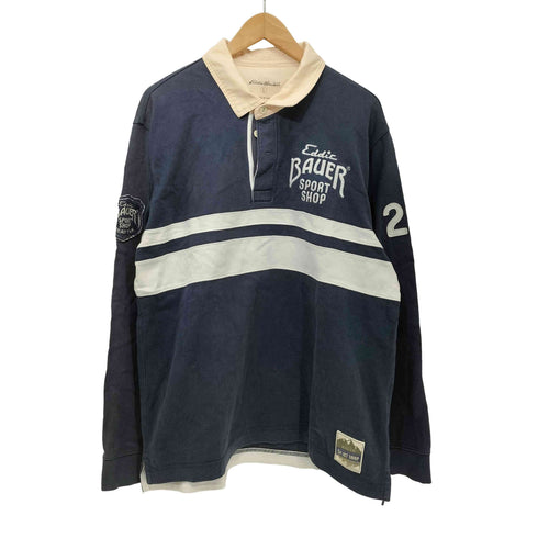 エディーバウアー Eddie Bauer ラガーシャツ メンズ import:L