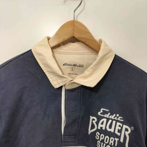 エディーバウアー Eddie Bauer ラガーシャツ メンズ import:L