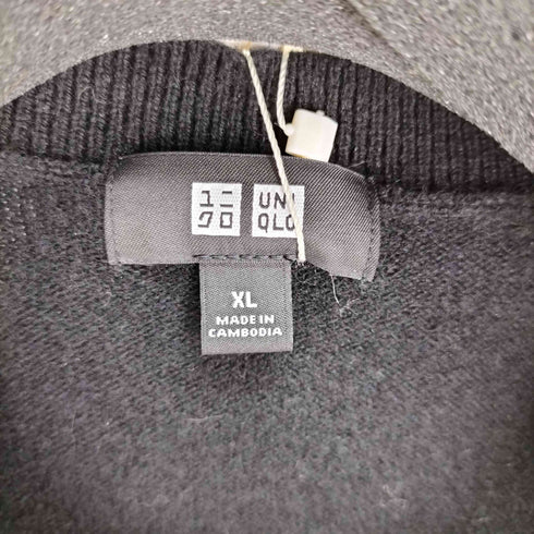 ユニクロ UNIQLO カシミヤクルーネックセーター メンズ JPN:XL