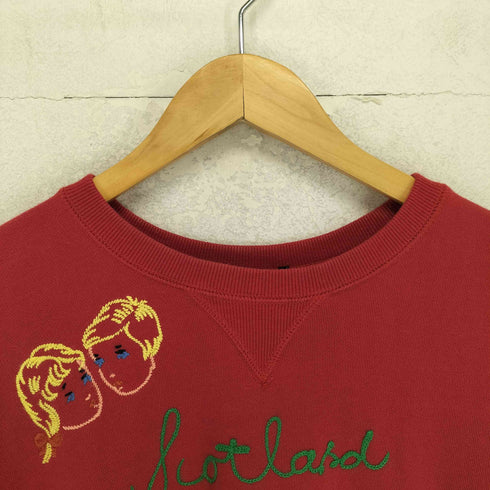 ネネット Ne-net 前Vガゼット フロント刺繍スウェット レディース 2