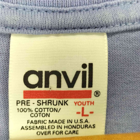 アンビル Anvil 90-00s USA製 フロントアニマルプリントクルーネックTシャツ レディース L