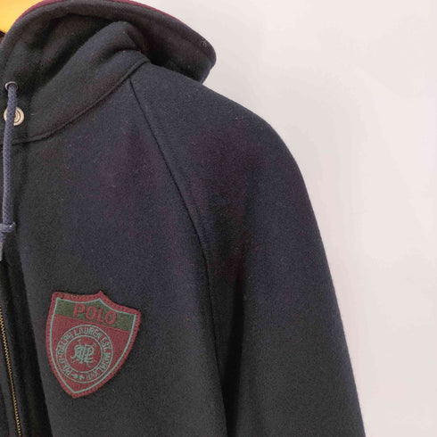 ポロラルフローレン POLO RALPH LAUREN メルトン フード スタジャン メンズ import:M