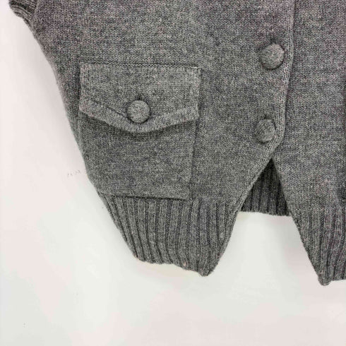 ザラ ZARA 26ss カバードボタンニットベスト レディース import:S