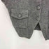ザラ ZARA 26ss カバードボタンニットベスト レディース import:S