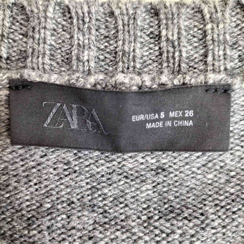 ザラ ZARA 26ss カバードボタンニットベスト レディース import:S