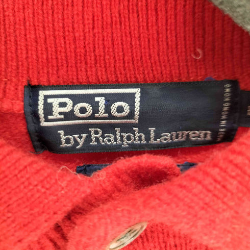 ポロラルフローレン POLO RALPH LAUREN ウール ニットポロ メンズ import:L