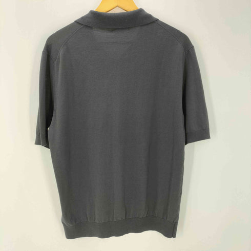 ザラ ZARA COTTON KNIT SHIRT コットン ニット シャツ メンズ import:M