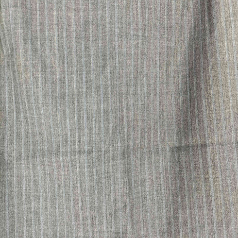ユニバーサルランゲージ UNIVERSAL LANGUAGE REDA PURE NEW WOOL ウール ストライプ 背抜き1Bテーラードジャケット 膝丈スカート セットアップ レディース 上38 下42