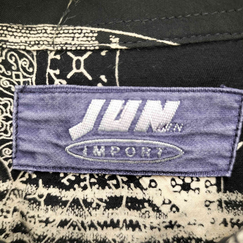 ジュンメン JUN MEN 90S イタリア製 総柄 レーヨンシャツ メンズ