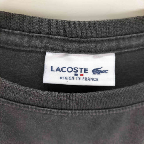 ラコステスポーツ LACOSTE SPORT フロントプリント クルーネックTシャツ レディース import:S