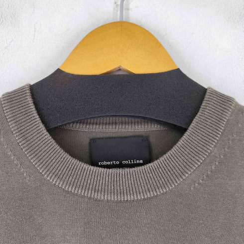 ロベルトコリーナ ROBERTO COLLINA S/S コットンニット メンズ JPN:46