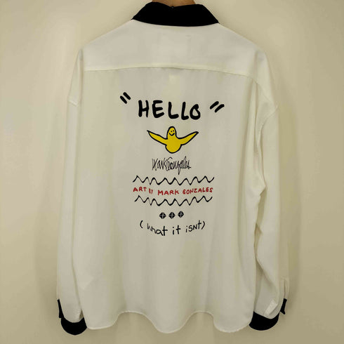 マークゴンザレス Mark Gonzales 背面ロゴプリント L/S シャツ メンズ import:XL