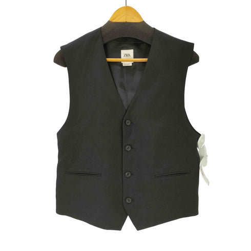 ザラ ZARA VISCOSE-LINEN SUIT VEST ビスコース リネン スーツ ベスト メンズ import:M