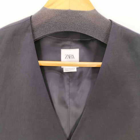 ザラ ZARA VISCOSE-LINEN SUIT VEST ビスコース リネン スーツ ベスト メンズ import:M