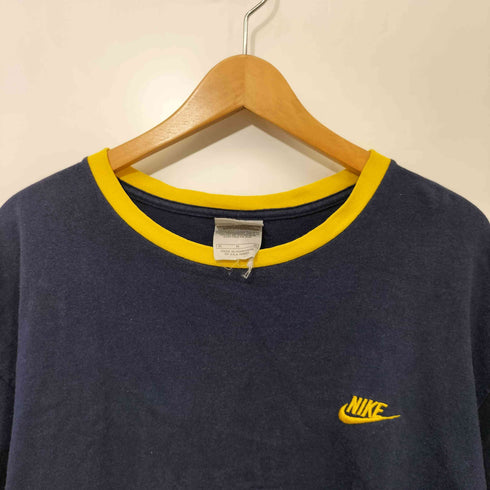 ナイキ NIKE 90-2000s 刺繍 リンガーTシャツ メンズ import:M