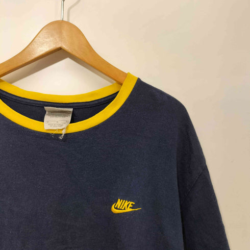 ナイキ NIKE 90-2000s 刺繍 リンガーTシャツ メンズ import:M