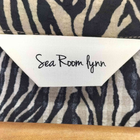 シールームリン Sea Room lynn ゼブラ柄 開襟シャツ レディース FREE