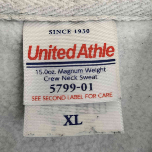ユナイテッドアスレ UNITED ATHLE 15.0オンス オープンエンド マグナムウェイト クルーネック スウェット メンズ import:XL