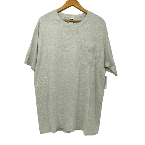 ラッセルアスレチック RUSSELL ATHLETIC 90s USA製 霜降り 無地 ブランク ポケット Tシャツ メンズ import:L