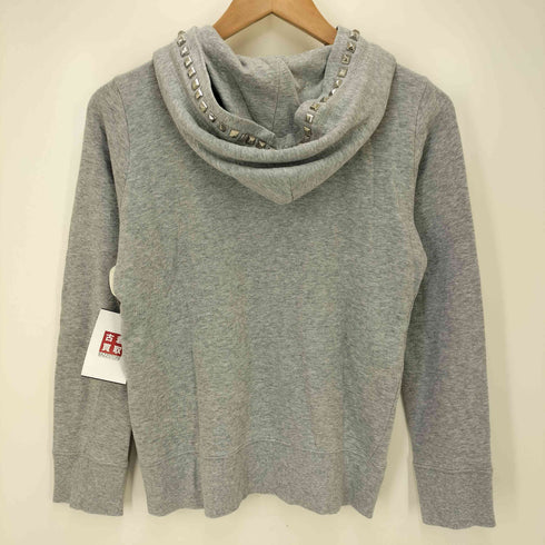 ヒステリックグラマー HYSTERIC GLAMOUR スタッズ付きジップアップパーカー レディース FREE
