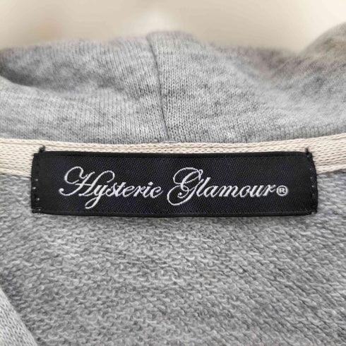 ヒステリックグラマー HYSTERIC GLAMOUR スタッズ付きジップアップパーカー レディース FREE