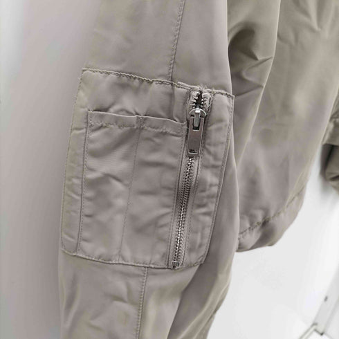 ザラ ZARA サテン クロップド ボンバージャケット レディース M