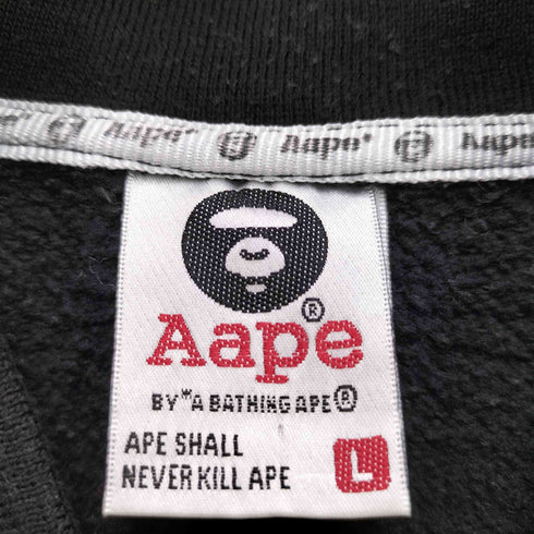 エーエイプバイアベイシングエイプ AAPE BY A BATHING APE ロゴプリント ナンバリング スタジャン メンズ JPN:L