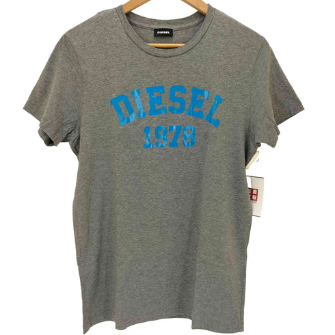 ディーゼル DIESEL ロゴプリント クルーネック Tシャツ メンズ 16
