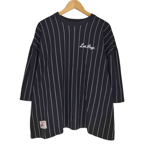 ウィリーチャバリア WILLY CHAVARRIA ビッグシルエットストライプTシャツ street メンズ M