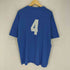 ヘインズ Hanes 90s USA製 袖裾シングル WILLIAMS 4 ナンバリングクルーネックTシャツ メンズ XL