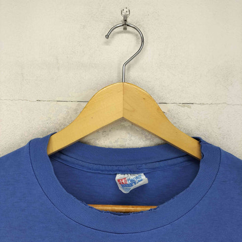 ヘインズ Hanes 90s USA製 袖裾シングル WILLIAMS 4 ナンバリングクルーネックTシャツ メンズ XL