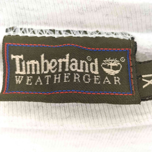 ティンバーランド Timberland 90s USA製 ロゴ刺繍 クルーネックスウェット メンズ XL