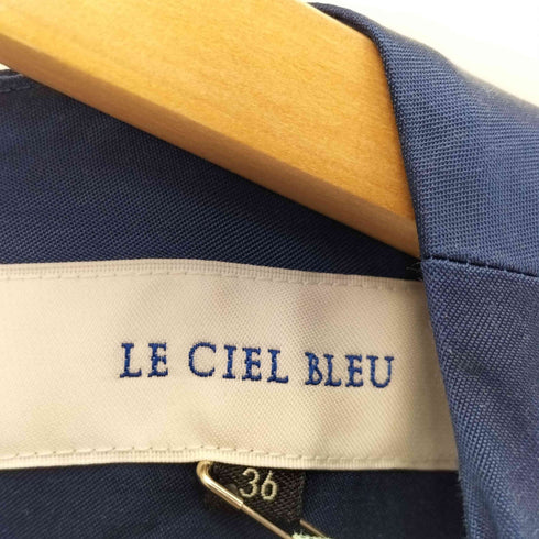 ルシェルブルー LE CIEL BLEU ノースリーブシャーリングチュニック レディース 36