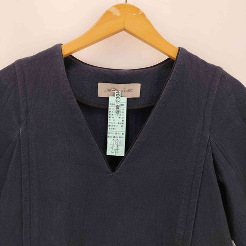 ザシークレットクローゼット THE SECRETCLOSET シームデザインVネック S/S カットソー レディース 2