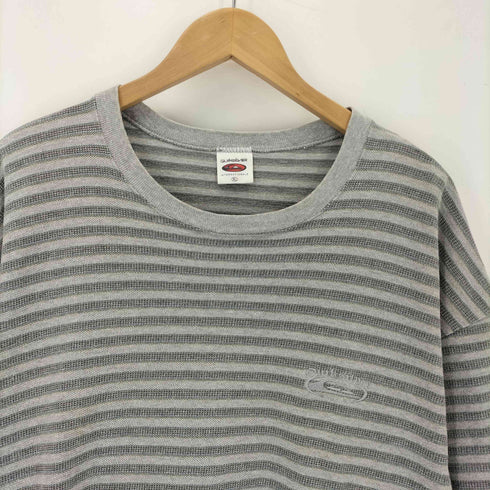 クイックシルバー Quiksilver 90s USA製 ボーダークルーネックTシャツ メンズ XL
