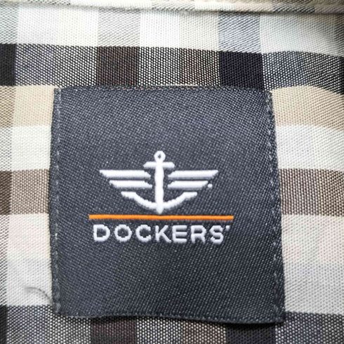 ドッカーズ DOCKERS チェック柄ボタンダウンシャツ メンズ import:XXL