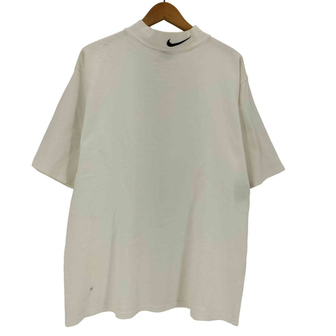 ナイキ NIKE 90s 白タグ スウッシュ モックネックTシャツ メンズ M