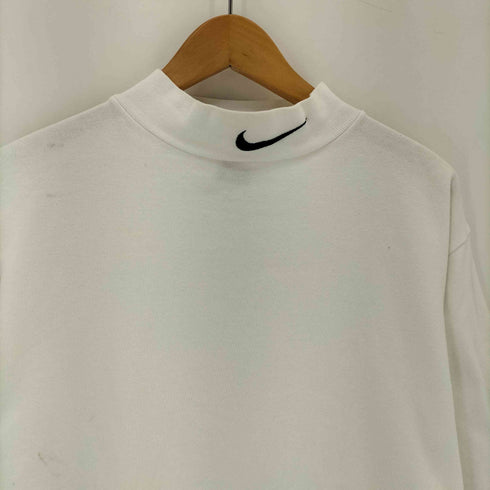 ナイキ NIKE 90s 白タグ スウッシュ モックネックTシャツ メンズ M
