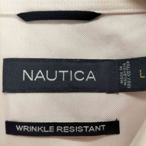 ノーティカ NAUTICA WRINKLE RESISTANT オックスフォードボタンシャツ メンズ import:L