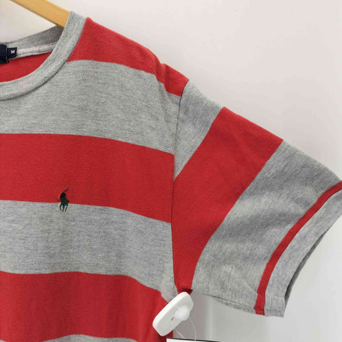 ポロバイラルフローレン Polo by RALPH LAUREN 90s USA製 ポニー刺繍 ボーダークルーネックTシャツ メンズ M