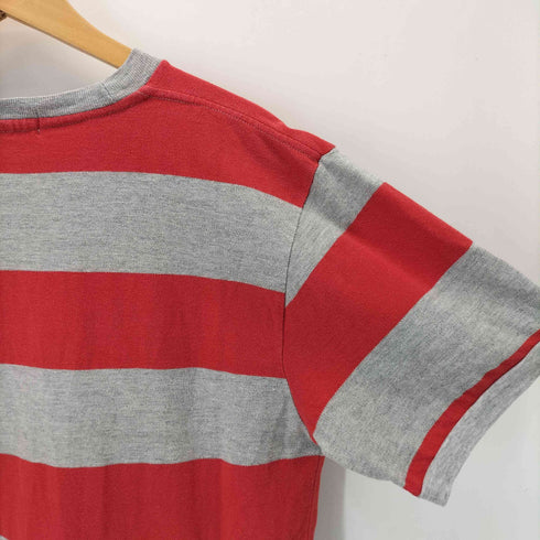 ポロバイラルフローレン Polo by RALPH LAUREN 90s USA製 ポニー刺繍 ボーダークルーネックTシャツ メンズ M